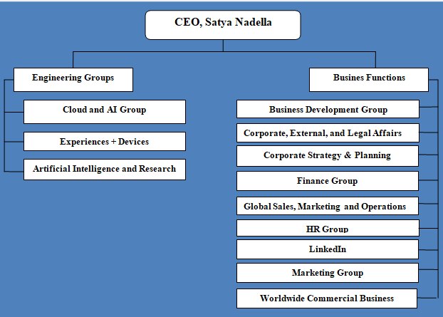 Microsoft Organizational Structure